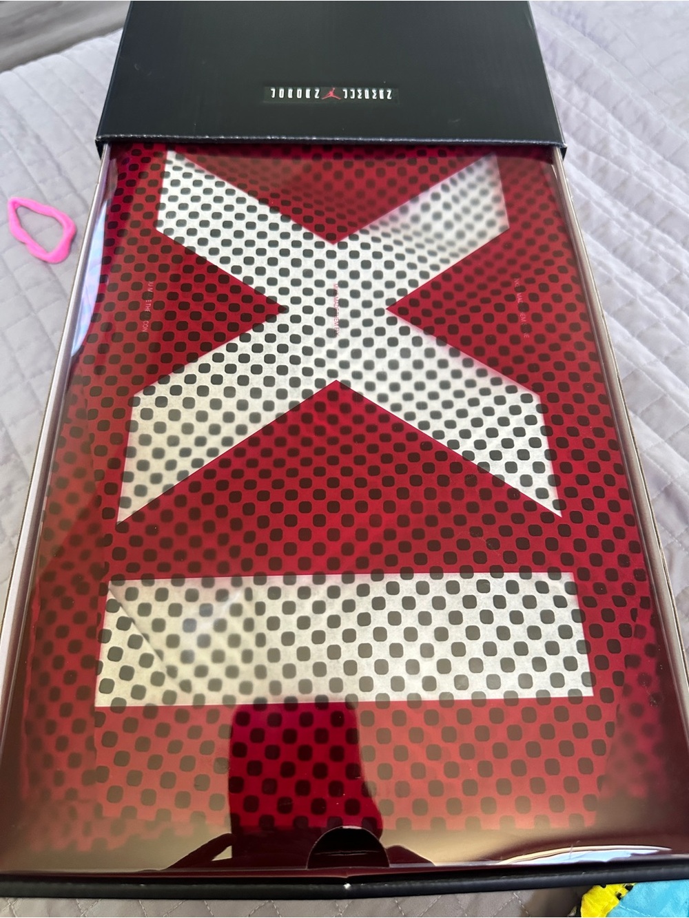 Air Jordan 11 Retro 'Win Like 96' Red Patent Leather Sneakers - Picture 5 of 11